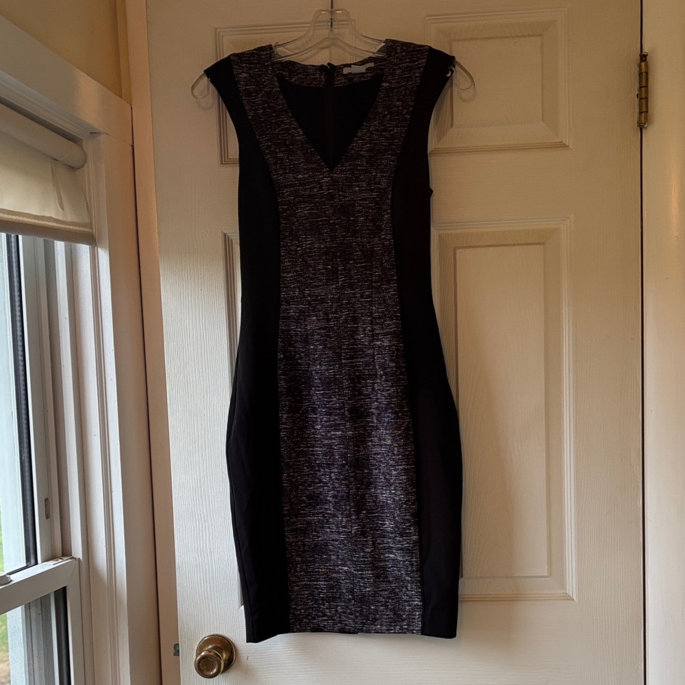 H&M Black and Gray Mini Dress